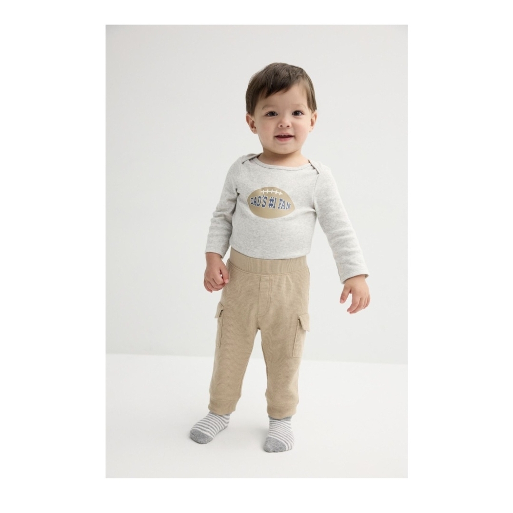 🌻 NEW Dad's #1 Fan Football Baby Bodysuits | NWT Multi Sizes Available NB & 24M